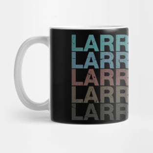 Vintage Proud Name Larry Sports Birthday Retro Mug